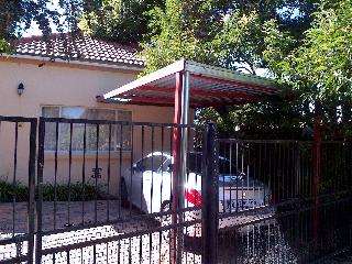 {Steel carport}